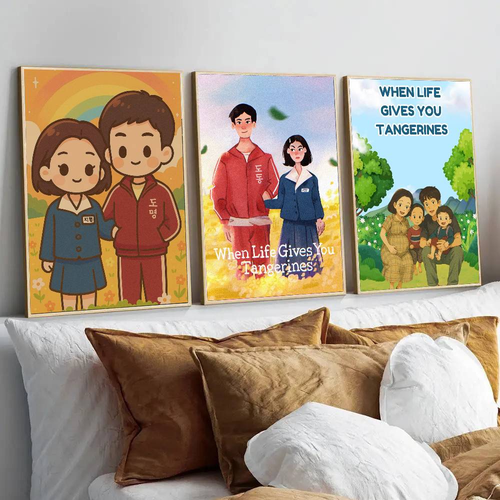 당신에게 감귤을 주는 삶의 순간 한국어 포스터 거실 바 - Modern Korean Lifestyle 리뷰 및 가격